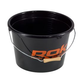   ROK 18 literes csalis vödör (fedél és 5 literes betét nélkül) - BAIT BUCKET - Fekete