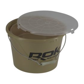   ROK 25 literes Csalis vödör szett - fedéllel és 8 literes betéttel - Zöld