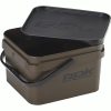 ROK 10 literes szögletes keverő edény fedéllel - SQUARE BUCKET with soft cover - Zöld