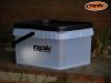 ROK 10 literes szögletes keverő edény fedéllel - SQUARE BUCKET with soft cover - Áttetsző