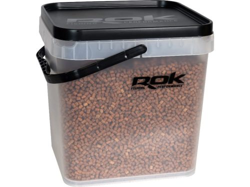 ROK 17 literes szögletes keverő edény fedéllel - SQUARE BUCKET with soft cover - Áttetsző