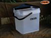 ROK 17 literes szögletes keverő edény fedéllel - SQUARE BUCKET with soft cover - Áttetsző