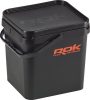 ROK 17 literes szögletes keverő edény fedéllel - SQUARE BUCKET with soft cover - Fekete