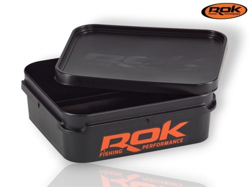 ROK 6 literes keverő edény tetővel - Square Box XL - Fekete