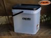 ROK 17 literes Szögletes Csalis vödör + betét + tető szett Square Bait Bucket + Basin Black set - Áttetsző