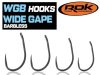 ROK - WIDE GAPE Barbless - Szakáll nélküli teflon horog - 8
