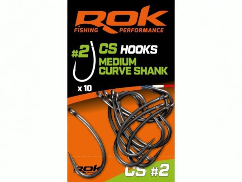 ROK - MEDIUM CURVE SHANK - teflon horog - 2-es