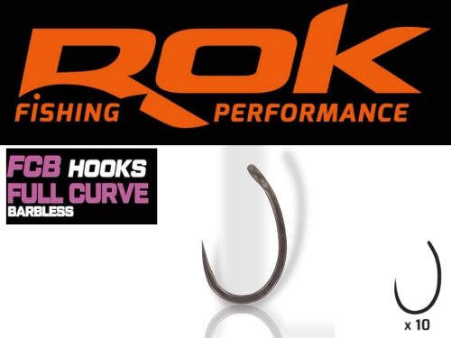 ROK - FULL CURVE BARBLESS - szakáll nélküli bojlis horog - 2