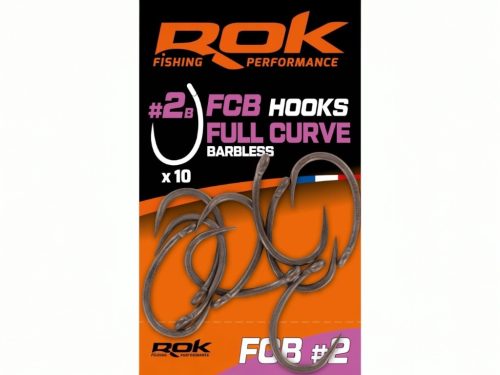 ROK - FULL CURVE BARBLESS - szakáll nélküli bojlis horog - 2