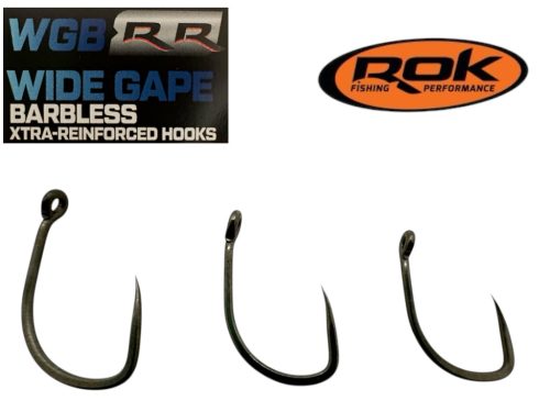 ROK - WIDE GAPE BARBLESS XTRA-REINFORCED Szakáll nélküli horog - 2 - WGB-RR
