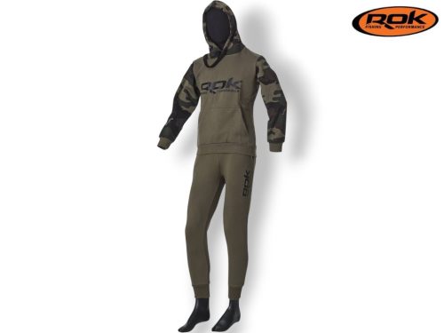 ROK - CAMO HOODIE - Kapucnis terep mintás pulóver - L