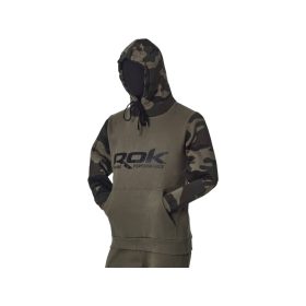 ROK - CAMO HOODIE - Kapucnis terep mintás pulóver - XXXL