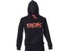 ROK - BLACK HOODIE - Kapucnis fekete pulóver - XL