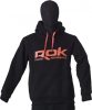 ROK - BLACK HOODIE - Kapucnis fekete pulóver - M