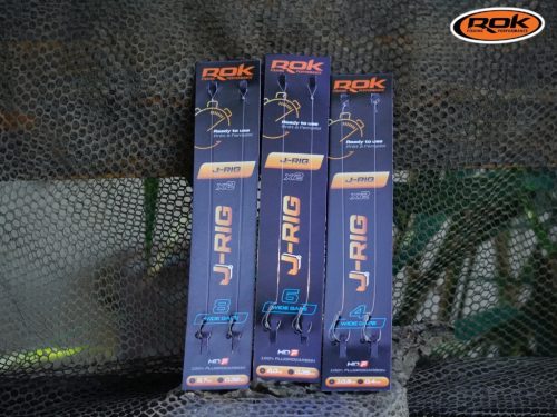 ROK J-RIG Wide Gape - 2db/csomag - előkötött horog - 8 - 0,32mm