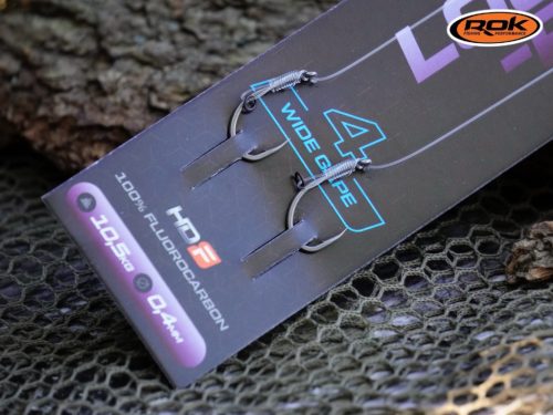 ROK LOOP RIG Wide Gape - 2db/csomag - előkötött horog - 8 - 0,32mm