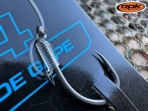ROK D-RIG Wide Gape - 2db/csomag - előkötött horog - 6 - 0,35mm