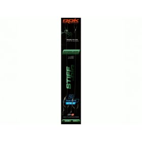   ROK STIFF RIG Wide Gape Barbless - 2db/csomag - előkötött szakáll nélküli horog -  2 - 0,40mm