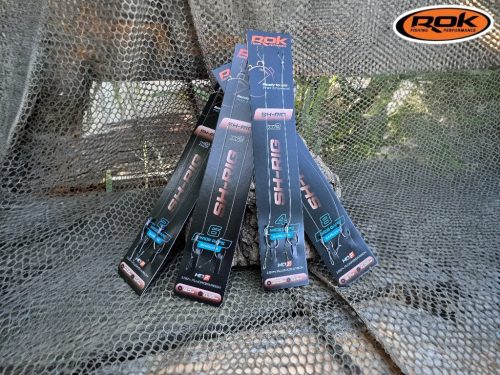 ROK SH-RIG Wide Gape Barbless - 2db/csomag - előkötött szakáll nélküli horog - 8 - 0,32mm
