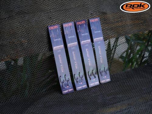 ROK SH-RIG Curve Shank - 2db/csomag - előkötött horog -  8 - 0,32mm