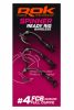 ROK SPINNER-RIG FULL CURVE - 3db/csomag - előkötött horog - 4 - Szakáll nélküli