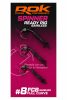 ROK SPINNER-RIG FULL CURVE - 3db/csomag - előkötött horog - 8 - Szakáll nélküli