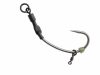 ROK SPINNER-RIG LONG CURVE SHANK - 3db/csomag - előkötött horog - 4 