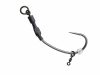 ROK SPINNER-RIG LONG CURVE SHANK - 3db/csomag - előkötött horog - 4 - Szakáll nélküli