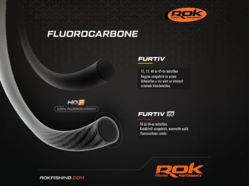 ROK - FURTIV 100% FLUOROCARBON zsinór - 20m - 0,50mm