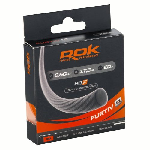 ROK - FURTIV 100% FLUOROCARBON zsinór - 20m - 0,60mm