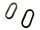 TASKA - Oval Rings - 6mm - Ovális gyűrű - 50db/csomag