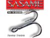 SASAME Tenka Treble hármas horog - Black Nickel - 1
