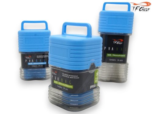 TF GEAR PVA BAG KIT PVA tasak + töltő - "M" - 60x130mm