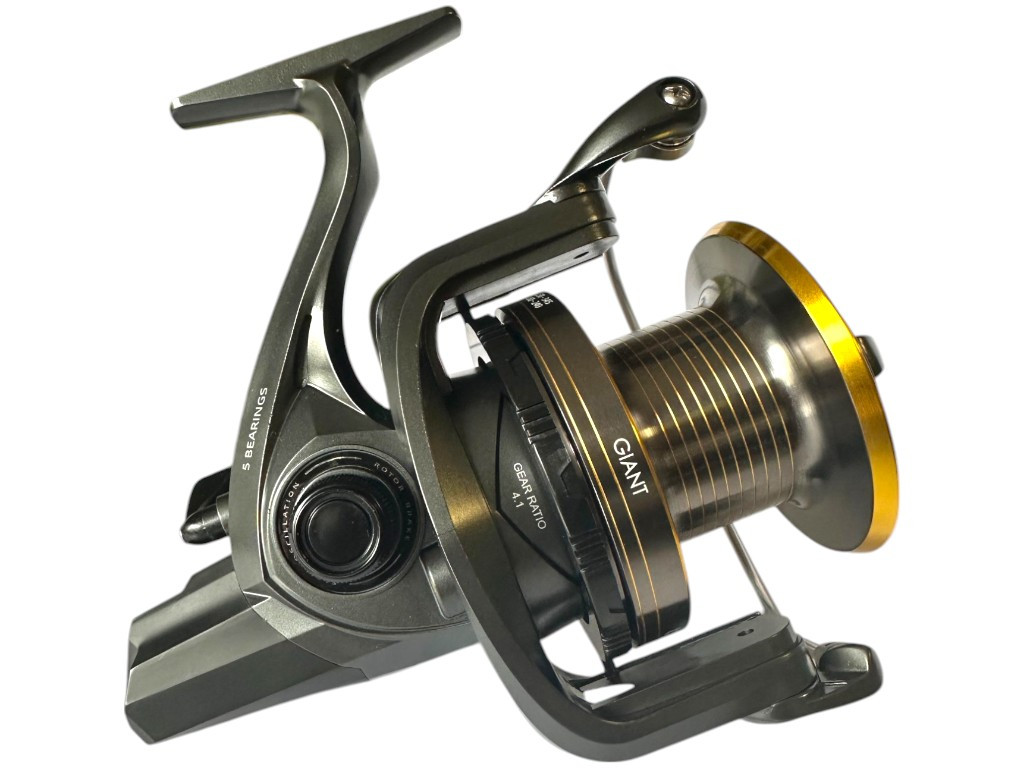 TICA GIANT - 14.000-es pontyozó orsó - DOBSZŰKÍTŐVEL - új hajtókarral