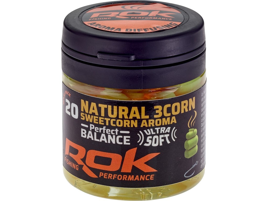 ROK Balanszírozott DIPPELT Tripla csemege műkukorica - Natural 3Corn Ultra Soft - 20 darab/üveg