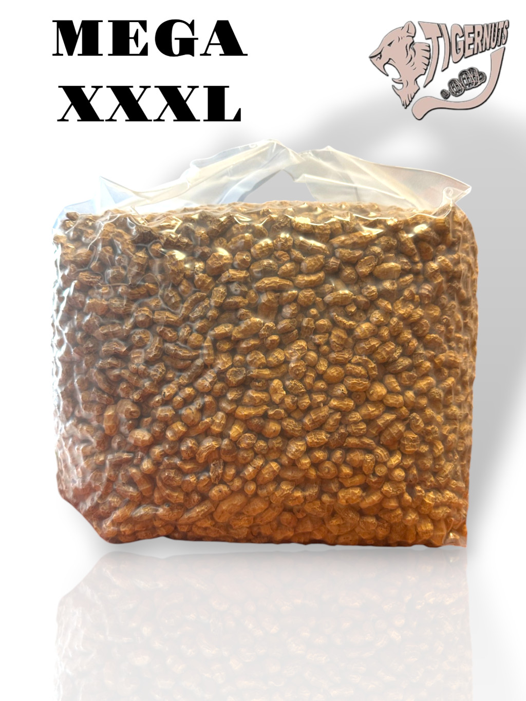 Tigrismogyoró Zsugorfóliás MEGA BARNA - 10kg (15-30mm)